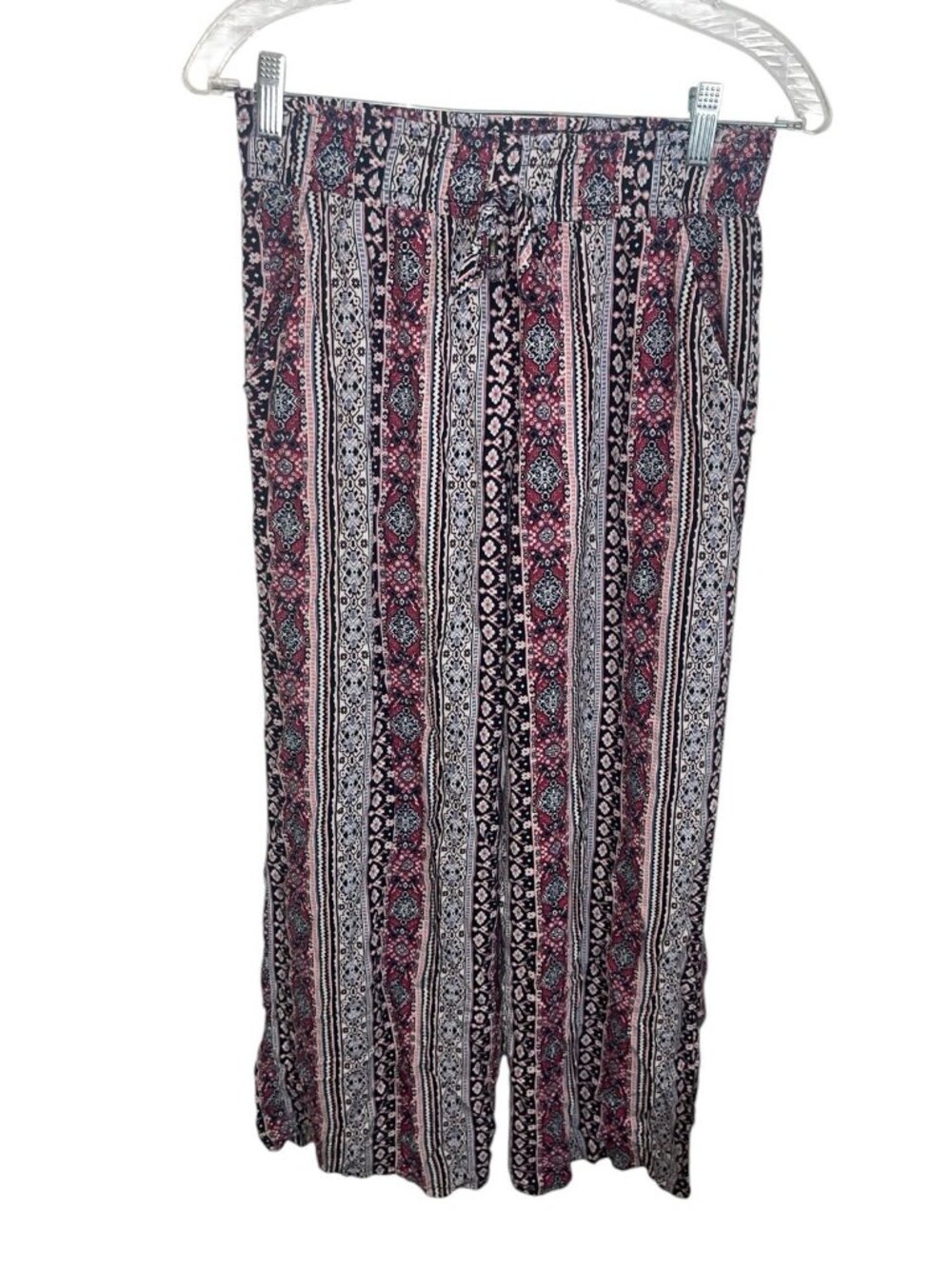 JOE B BY JOE BENBASSET Women's Size Small Retro Y2K 90s Boho Wide Leg Rayon Pant